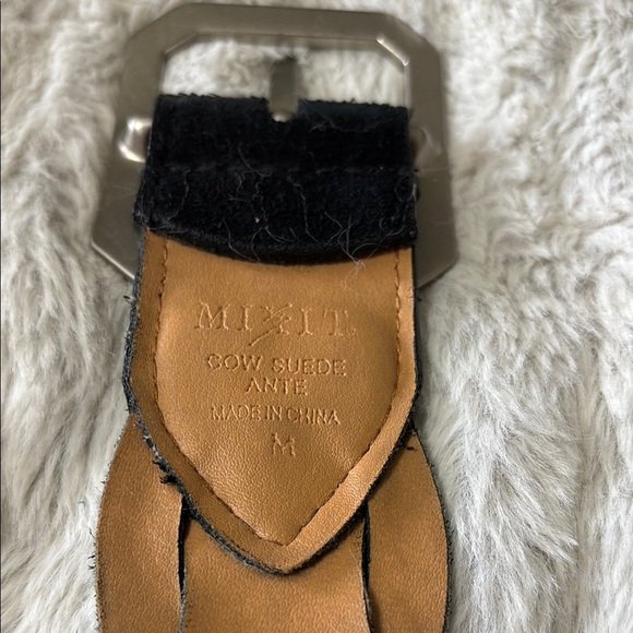 Black suede belt - Picture 4 of 4